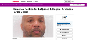 Clemency Petition for LaQuince T. Hogan - Arkansas Parole Board
